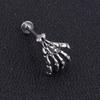1pcs Hip Hop Skull Claw Lip Nail Lip Jewelry Ear Bone Stud Earrings Piercing Jewelry