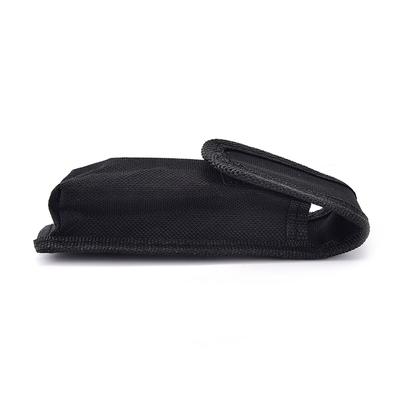 Outdoor Black Nylon Flashlight Pouch Flashlight Holster Torch Pouch Waist Belt