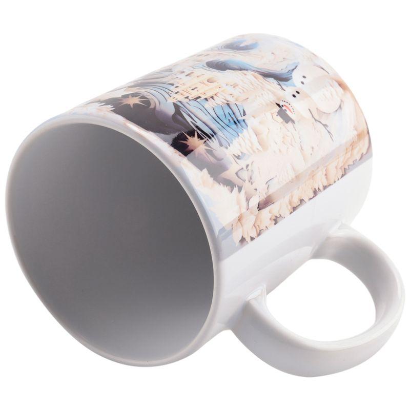 

AEE2-3D Coffee Mug, Creative Space Design Multi-Purpose Mug Novelty 11Oz Coffee And Tea Mug For Women, Men білий