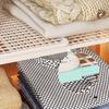 Modern Wardrobes Shelf Organizers With Nonslip Design Space Efficient Metal Storage Rack For Home Use