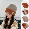 Men's Winter Wool Knit Hat - Double-Sided Warm Cotton Design