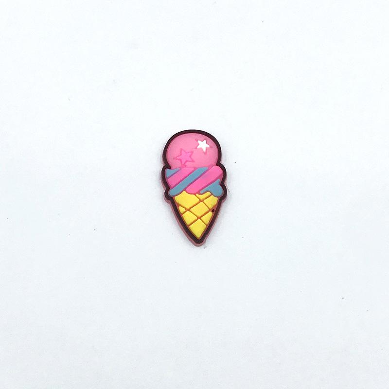 Cartoon Ice Cream Keychain, Phone Case, Hair and Shoe Accessories, DIY Buckles, and Storage Box