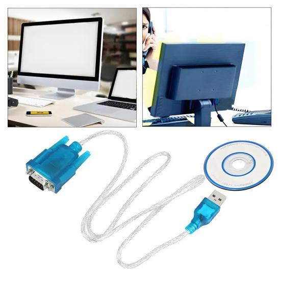 Cablu adaptor serial USB la RS232 Masculin la Masculin USB 2.0 Masculin la 9 pini DB 9 Cablu convertor serial pentru Windows 7/8/9/10