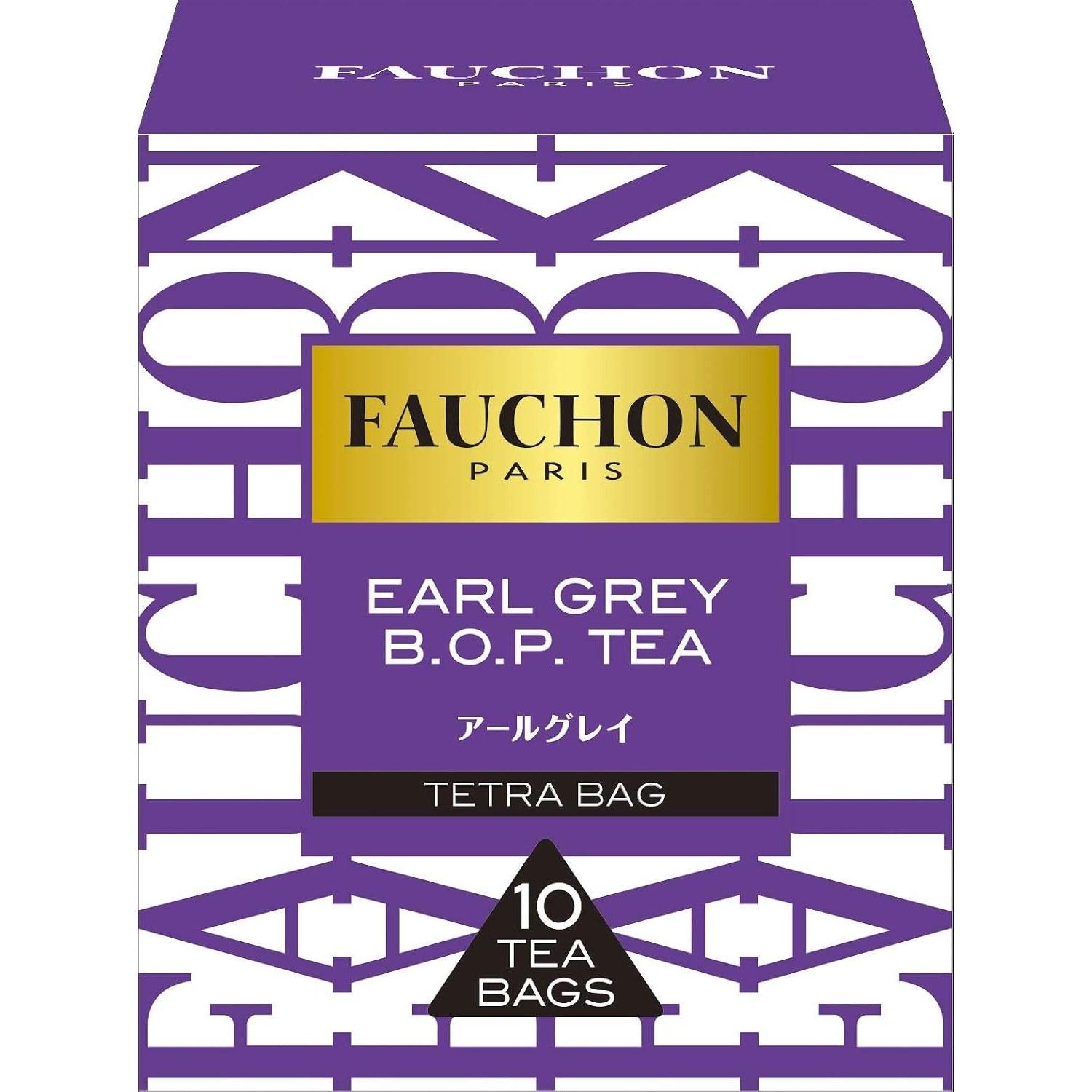 Fauchon SB Foods Black Tea Earl Grey (Tea Bags) 10 Bags 5 Boxes