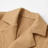 2026 Women's Tailored Wool Blend Coat, Notch Lapel Belted Trench Coat for Autumn, Slim Fit Office & Formal Outerwear