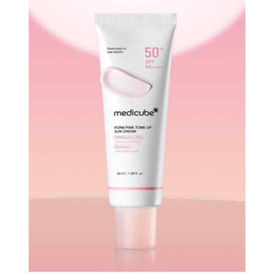 MediCube PDRN Pink Tone-Up Sunscreen 50ml + Free 20ml