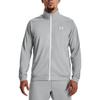 Under Armour Solid Color Stand Collar Fitted Long Sleeve Jacket Men Gray 1329293-011