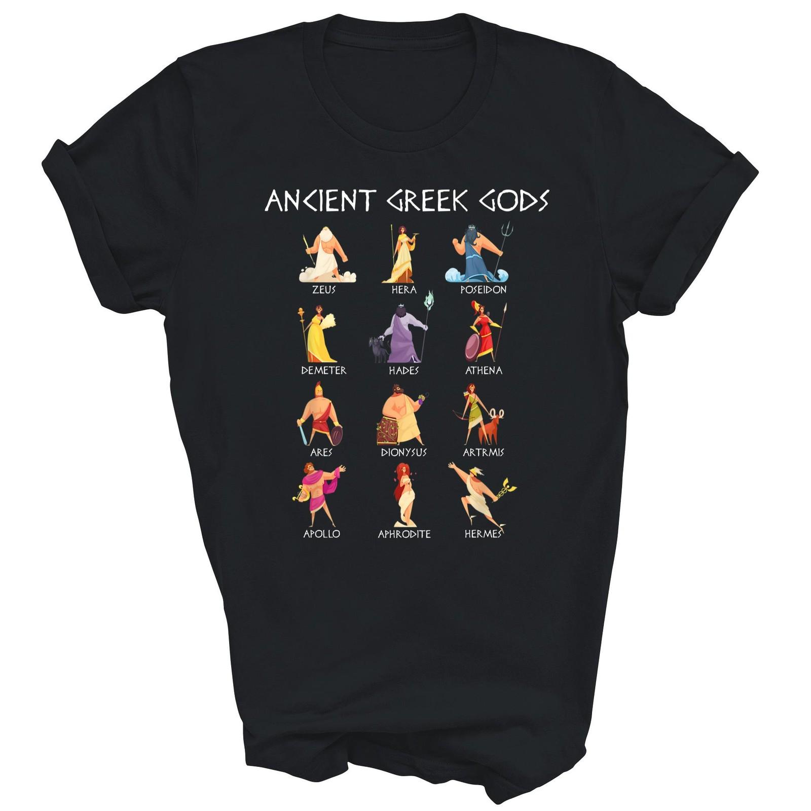 Ancient Gods Greek Mythology Legends Unisex Shirt Gift XXL