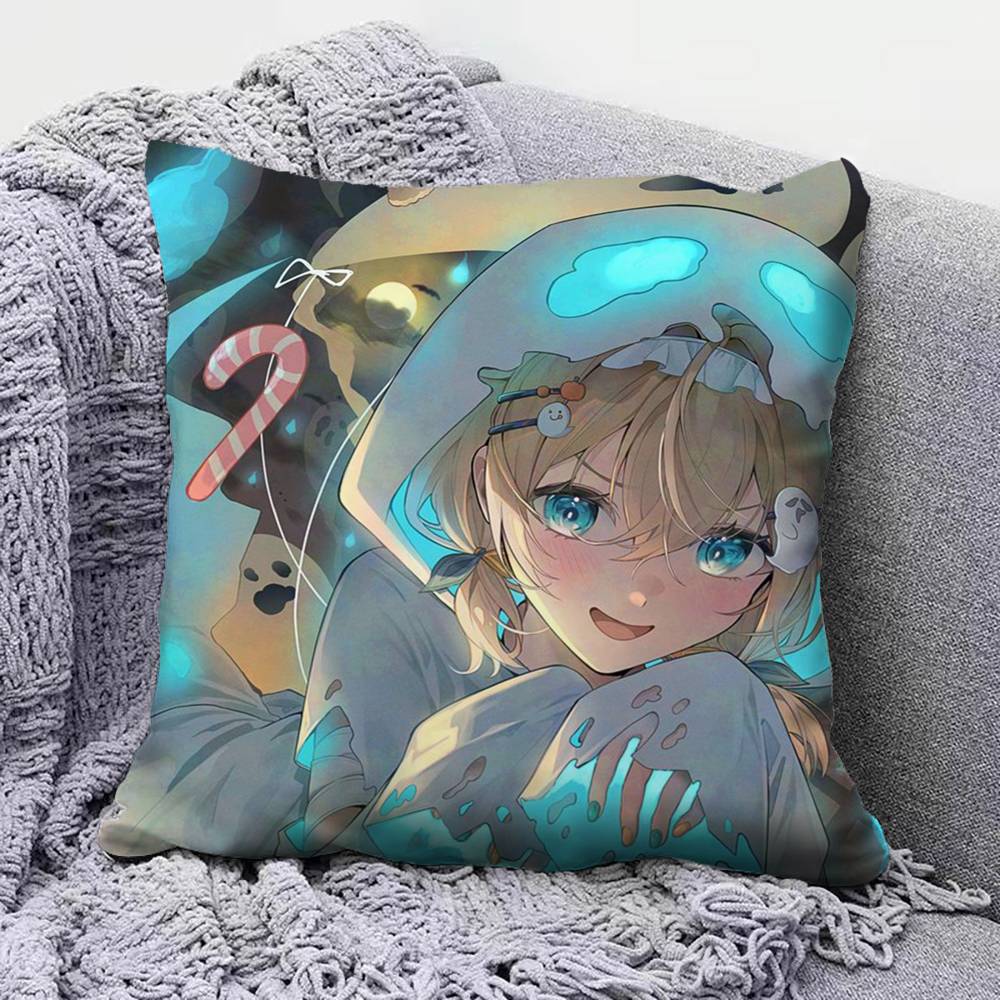 Kazama Iroha VVTuber Pillow Covers Home Sofa Cushion Covers and Aecorative Custom