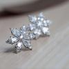 Elegant Snowflake Earrings, Ladies' Wedding, Engagement Party, Jewelry Accessories, Gifts