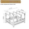 GOWKE Stainless Steel Commercial Chopping Board Rack