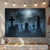 Two-dimensional plane night-themed ghost cemetery suitable for events weddings partieszyc