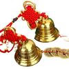 Houdeju Copper Bell & Six Emperors Coins Pendant Wind Chime Ornament