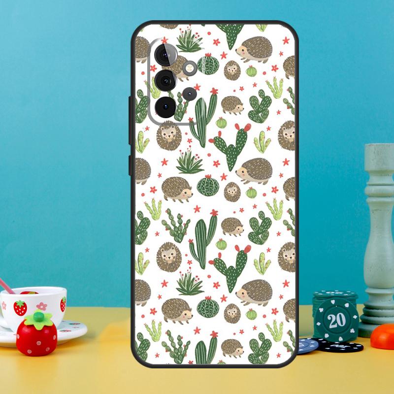 

Cute Hedgehog Case For Samsung Galaxy A25 A54 A34 A14 A52 A32 A12 A13 A33 A53 A15 A16 A36 A56 A26 A05 A35 A55 Samsung A52