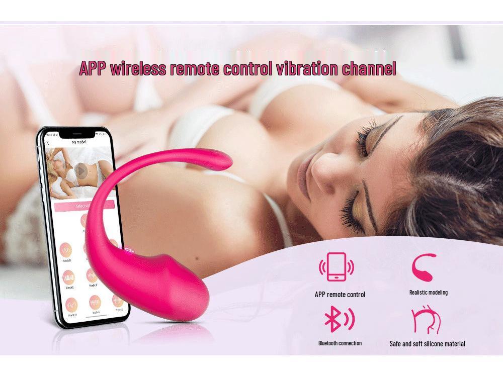 Remote-Controlled Wearable Vibrator for Women - Compact Adult Toy for Female Pleasure