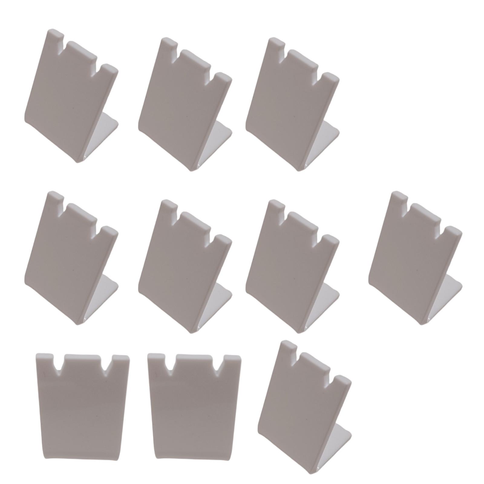 

10 шт. Прозрачные акриловые подставки для серег для элегантных ювелирных витрин и решения для хранения Ювелирный аксессуар для ежедневного использования