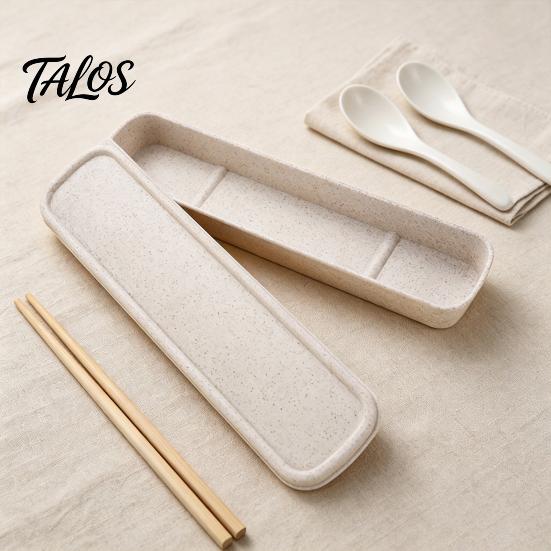 Durable Cutlery Box Small Case, Portable Utensil Storage for Fork Eco Friendly Tableware Organizer Spoon Knife, Lightweight Travel Work Picnic