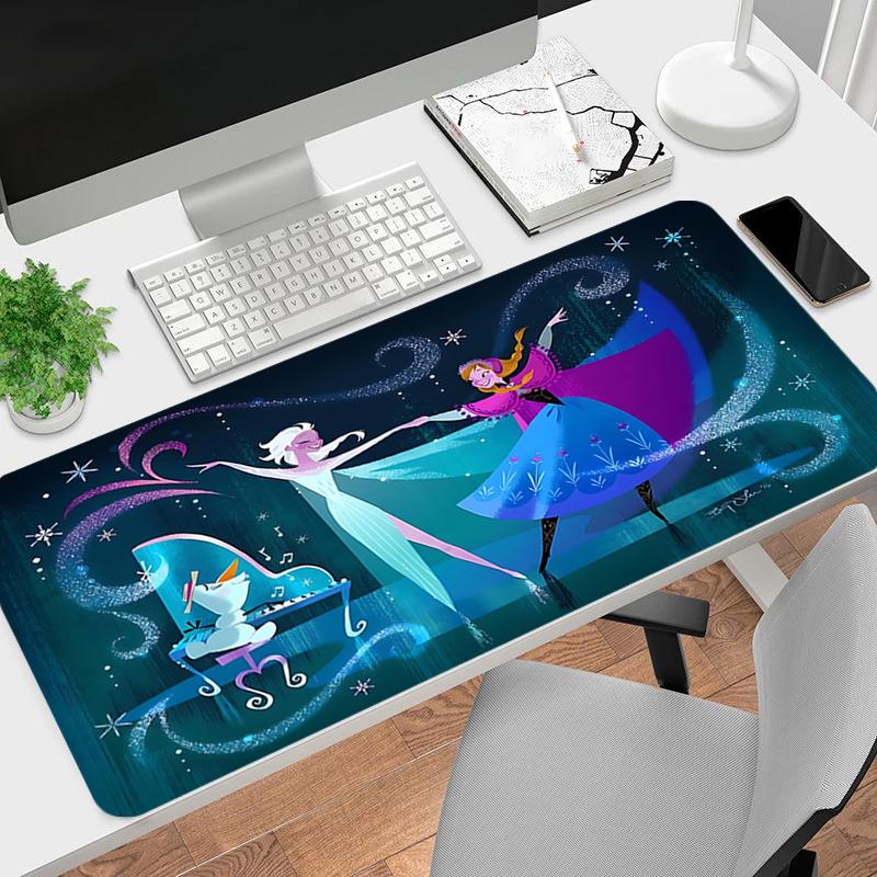 1Pc Starry Night Magical Unicorns Gaming Mouse Pad Keyboard Desk Mat Non-slip Rubber Lock Edge Waterproof Computer Mousepad for Office Home Decor Q147