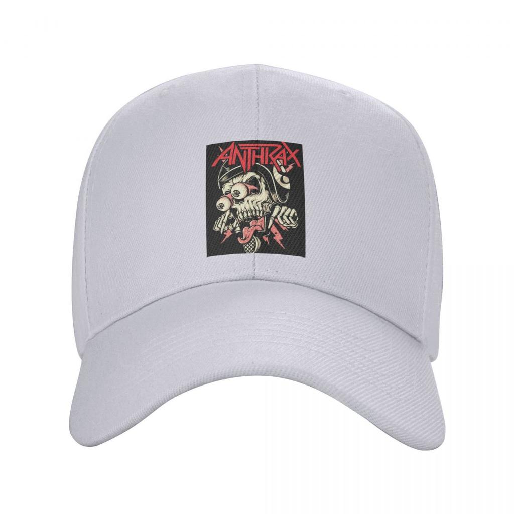 Anthrax Music Band Logo Baseball Caps Snapback Men Women Hats Adjustable Cap Sports Baseball Hat Casquette