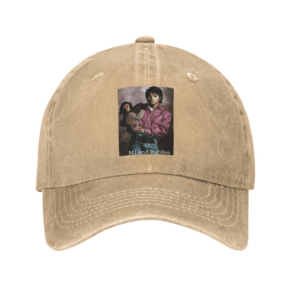Michael Jackson Baseball Caps Snapback Denim Fabric Hats Outdoor Adjustable Casquette Sports Baseball Cowboy Hat for Unisex