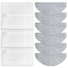 Enhanced Filtration and Spotless Floors Replacement Filter and Mop Pads for Lubluelu L20/V8 Pro Robotic Vacuum Cleaner