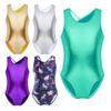 Ballerinakostymer for jenter Danseklær Åpen rygg med stropper Ballettdanskurs Bruk Gymnastikk Trikot Bodysuit for barn
