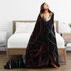 Blur - Hannigram Hannibal Blanket Flannel Novelty Warm Throw Blankets for Bedding Lounge Summer,