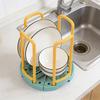 Portable Retractable Bowl Holder Drain Removable Cabinet Dishes Storage Rack Water Cup Kitchen Organizer