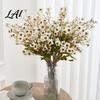 Künstliche Seidenwachsblumen Wildes Gänseblümchen Blumenstrauß Kleine Kunstblumen Zimmerpflanzen-Alternativen Künstliche Blumendekoration für Vase Zuhause