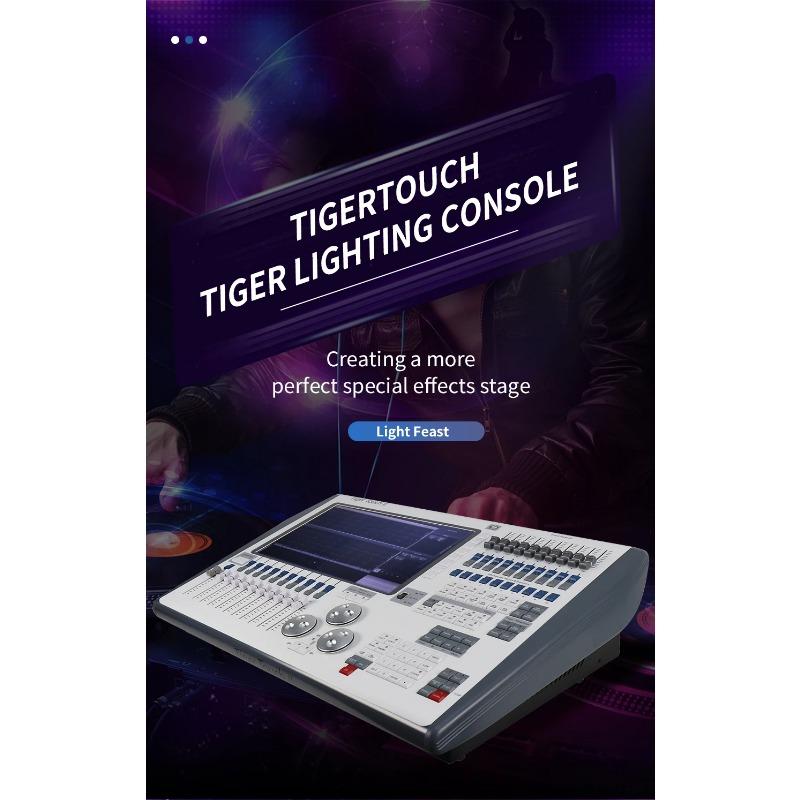 Titan Light Controller Tiger Touch II Avolite Dmx Lighting Controller Dmx512 Control Disco Show Club Stage Party with Flightcase