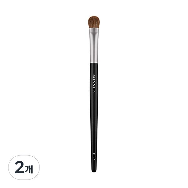 

Кисть для теней Missha Artistool 302, смешанные цвета, 2 шт., самый популярный косметический аксессуар в Корее.