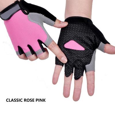FISH Gants de Pêche Sports de Plein Air Protection Solaire Gants Demi-Doigts Fitness Antidérapants Respirants Gants d'Équitation Pêche