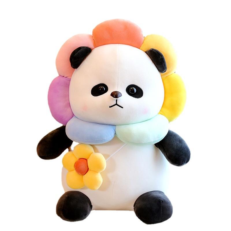 Panda Doll Plush Toy Simulated Bamboo Panda Doll Children's Pillow Rag Doll Birthday Gift