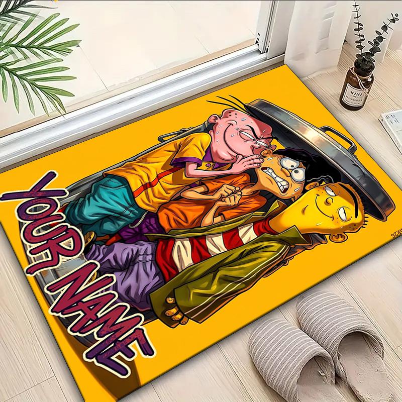 Custom Name Rug Edd Eddy Adventure Area Rug Suitable for Indoor And Outdoor,Carpets for Homes, Offices,Living Rooms,Home Decor,Christmas Gift