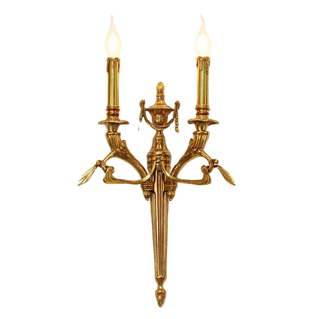 French vintage wall lamp indoor wall light candle light bedside lamp for home villa apartment living room bedroom lounge