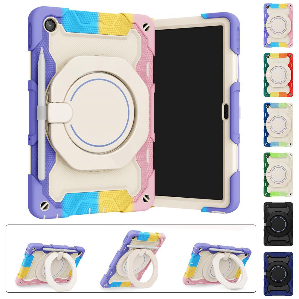 Suitable for Lenovo Tablet Case Protective Cover M11M9one8.7K9IDEA11 Xiaoxin 2025 with Wristband and Rotating Stand