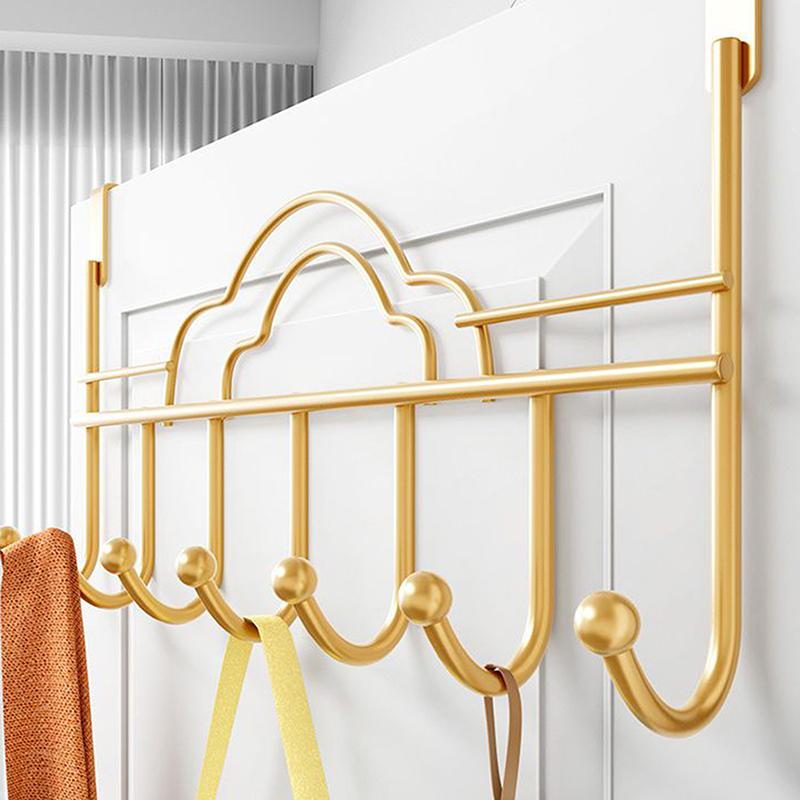 Behind The Door Hooks Household Storage Wall Hanger Hooks No Punch Coat Rack Home Storage Door Hooks Hanger