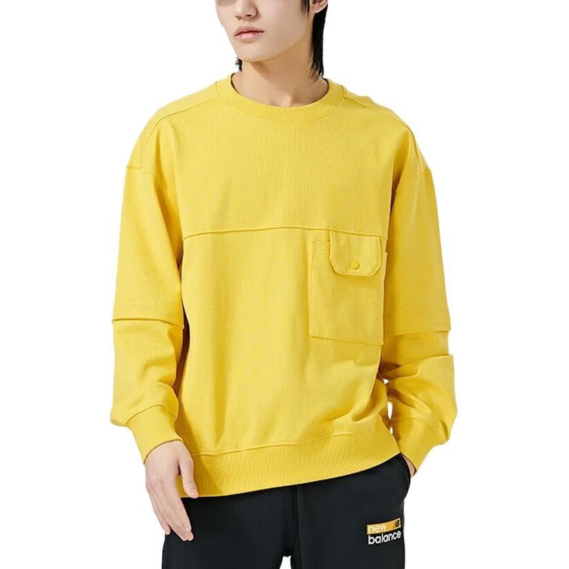 New Balance Sweatshirt Men's Yellow AMT21369-HCM