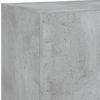 TV Cabinet with LED Lights Concrete Grey 40.5 x 30 x 102 cm
