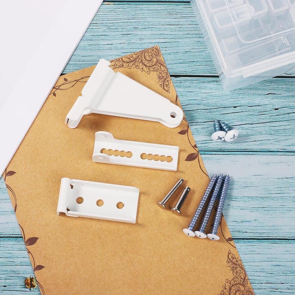 Adjustable Door Closers Brackets Set for Secure Support and Extended Lifespans In Various Environment Household Use