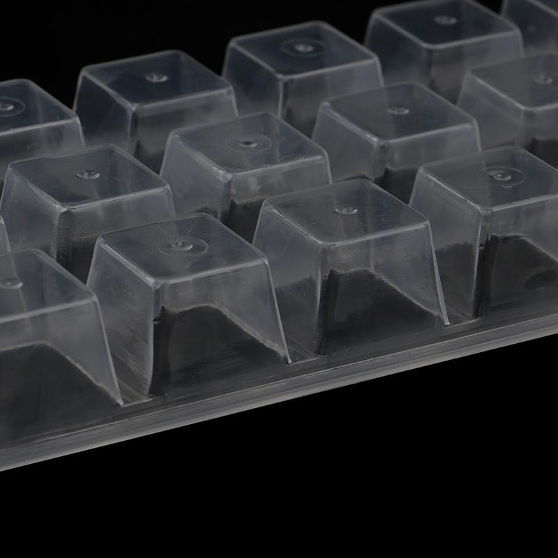21Grid Ice Cube Pudding Maker Form Kylskåp Ice Mould Brick Tool Plast Bar