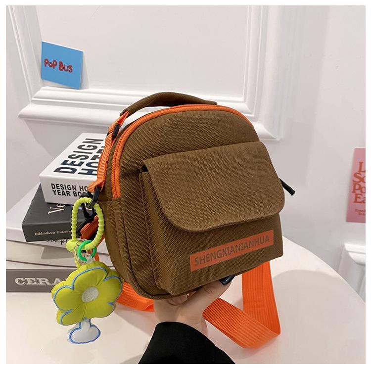 Canvas Small Bag Women Shoulder Bags Fashiable Casual Crossbody Bag for Women Purse and Handbags Mother Kids Bags for Girl Sac