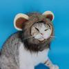 Universal Halloween Lion Costume Hat for Cats & Dogs – Adjustable Velcro, Cute Autumn/Winter Pet Accessory
