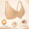 European Size Seamless Soft Support Bra for Women Gathered Lifting Anti-Sagging Intimates with Side Bust Coverage