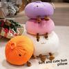 Cute Dumpling Plush Pillow Fun Expression Bun Plush Toy Hand-Made Dumpling Throw Pillow Ultra-Soft Kids Present Bedroom Decor