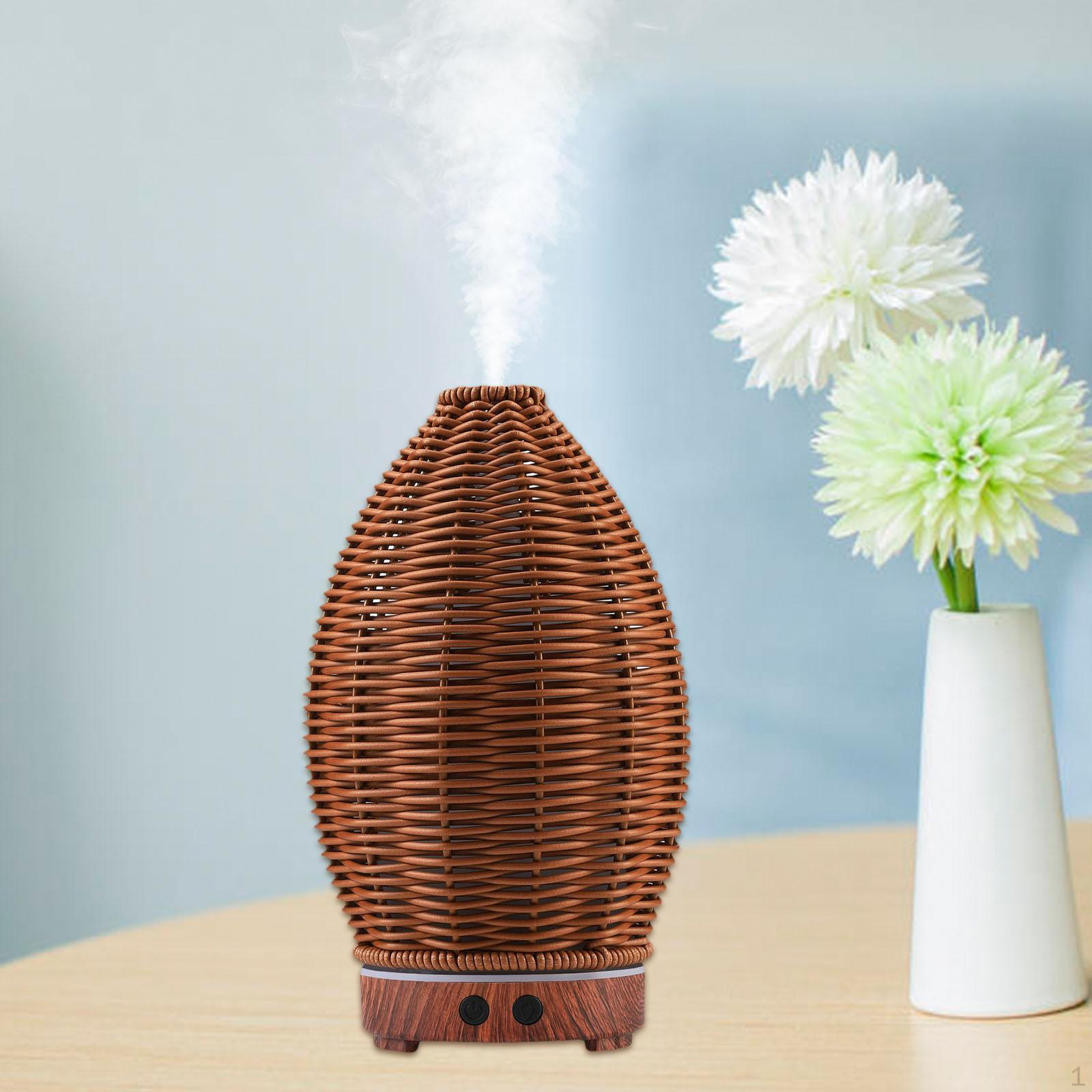 

200ML Essential , Premium Rattan Humidifier, Home Fragrance with Changing Light and Auto- Switch