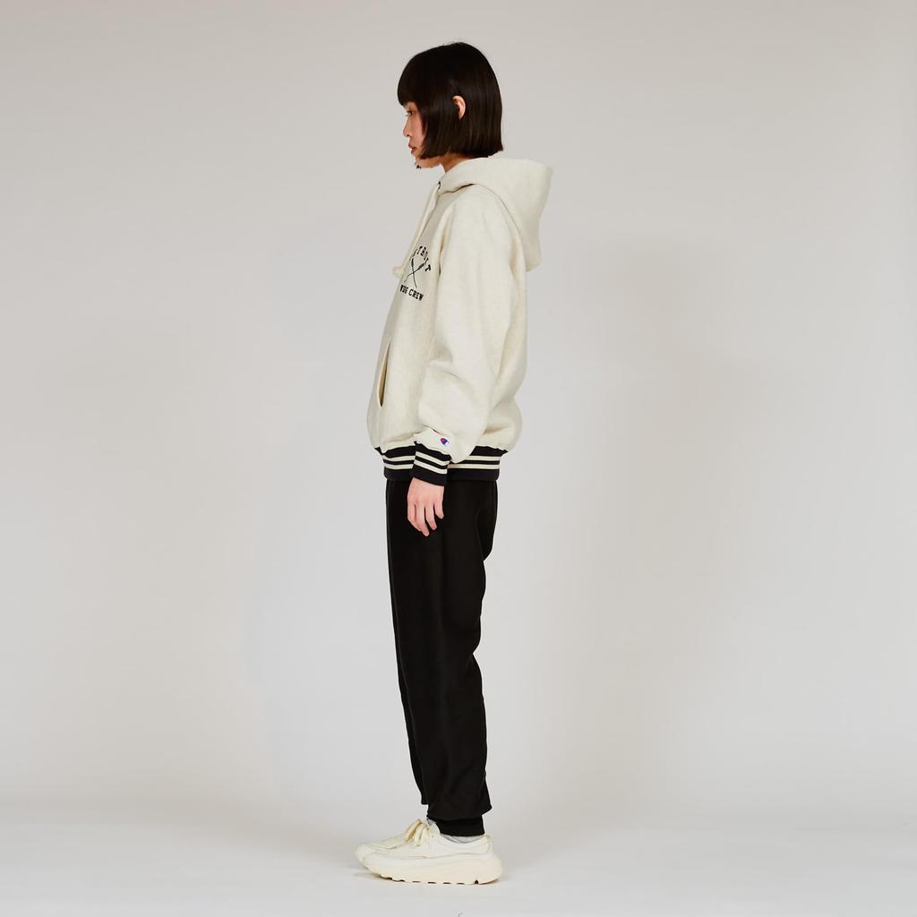 Champion Long Sleeve and Submerged REVERSE Oatmeal x Black Men's Sweatshirt, 11.5oz, Fleece-Lined, Embroidered, Print, WEAVE®, C3-A121,