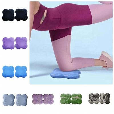 2pcs Portable Yoga Knee Mat Soft Elbow Cushion Kneeling Protect Pad  Kneeling Protective