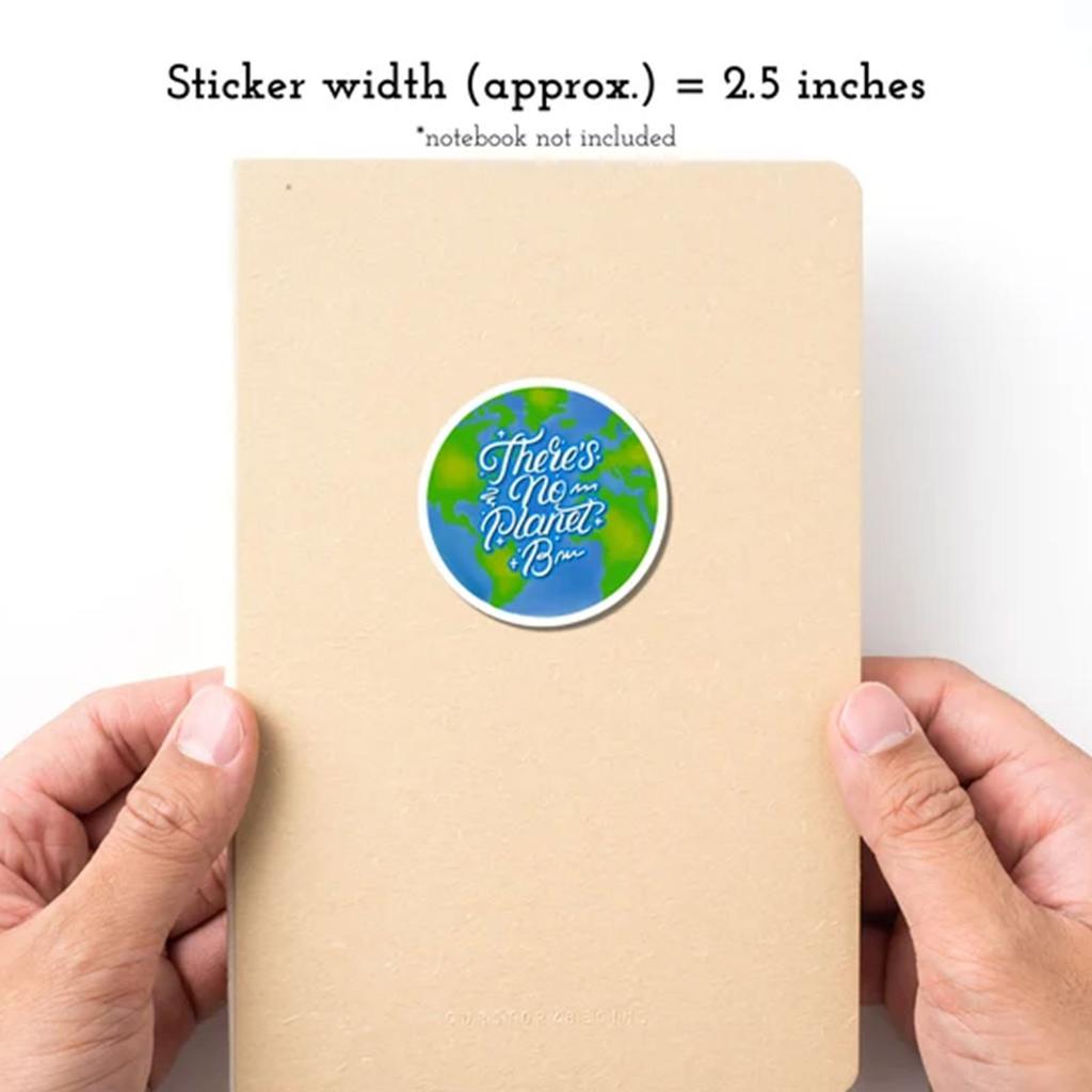 Pack of 40pcs Earth Stickers Decal for Water Bottles Laptop Bicycle Refrigerator Removable Water Bottles Stickers