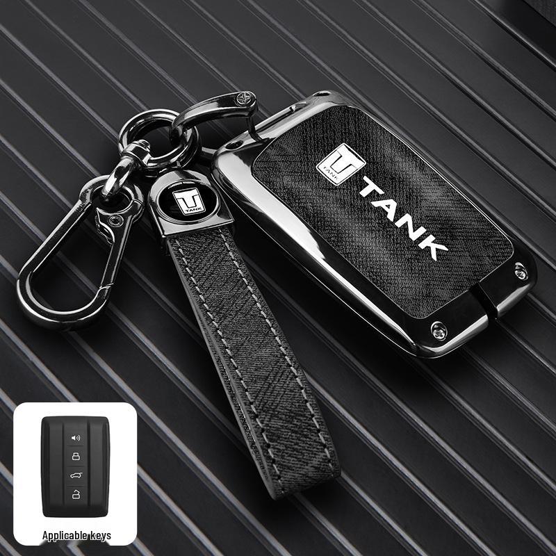 2024 Tank 300 Key Cover for Men & Women - Durable Metal Shell, Three Hundred & Five Hundred Compatibility